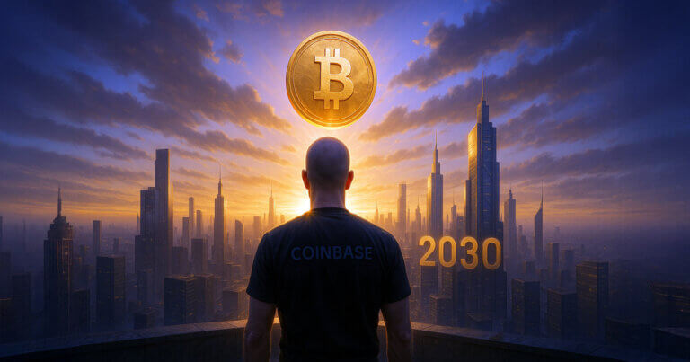 Coinbase 的 Brian Armstrong 预计到 2030 年比特币价格将达到